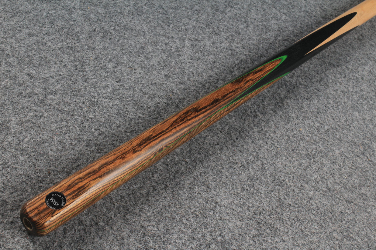 woods 1 piece handmade maple 60" 8 ball pool cue  #5888