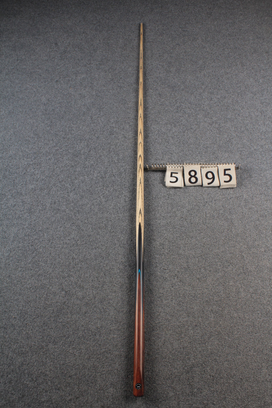 woods 1 piece handmade ash 60" snooker / pool cue  #5895