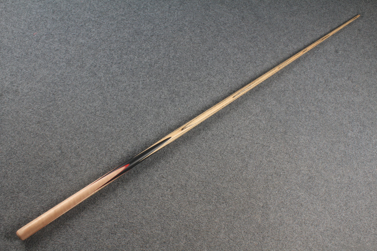 1 piece ash 60" snooker cue curly maple #5897