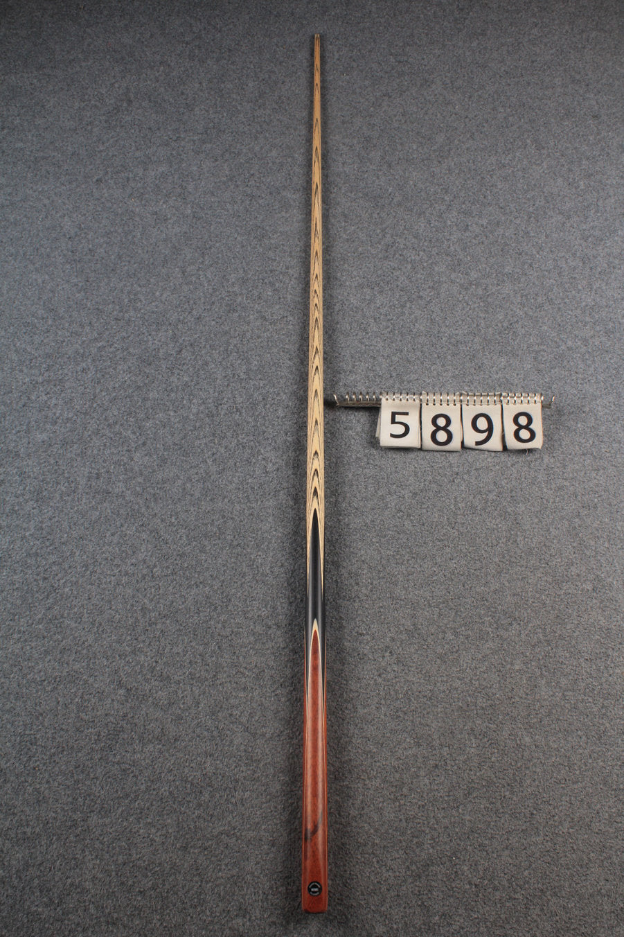 woods 1 piece handmade ash 60" snooker / pool cue  #5898