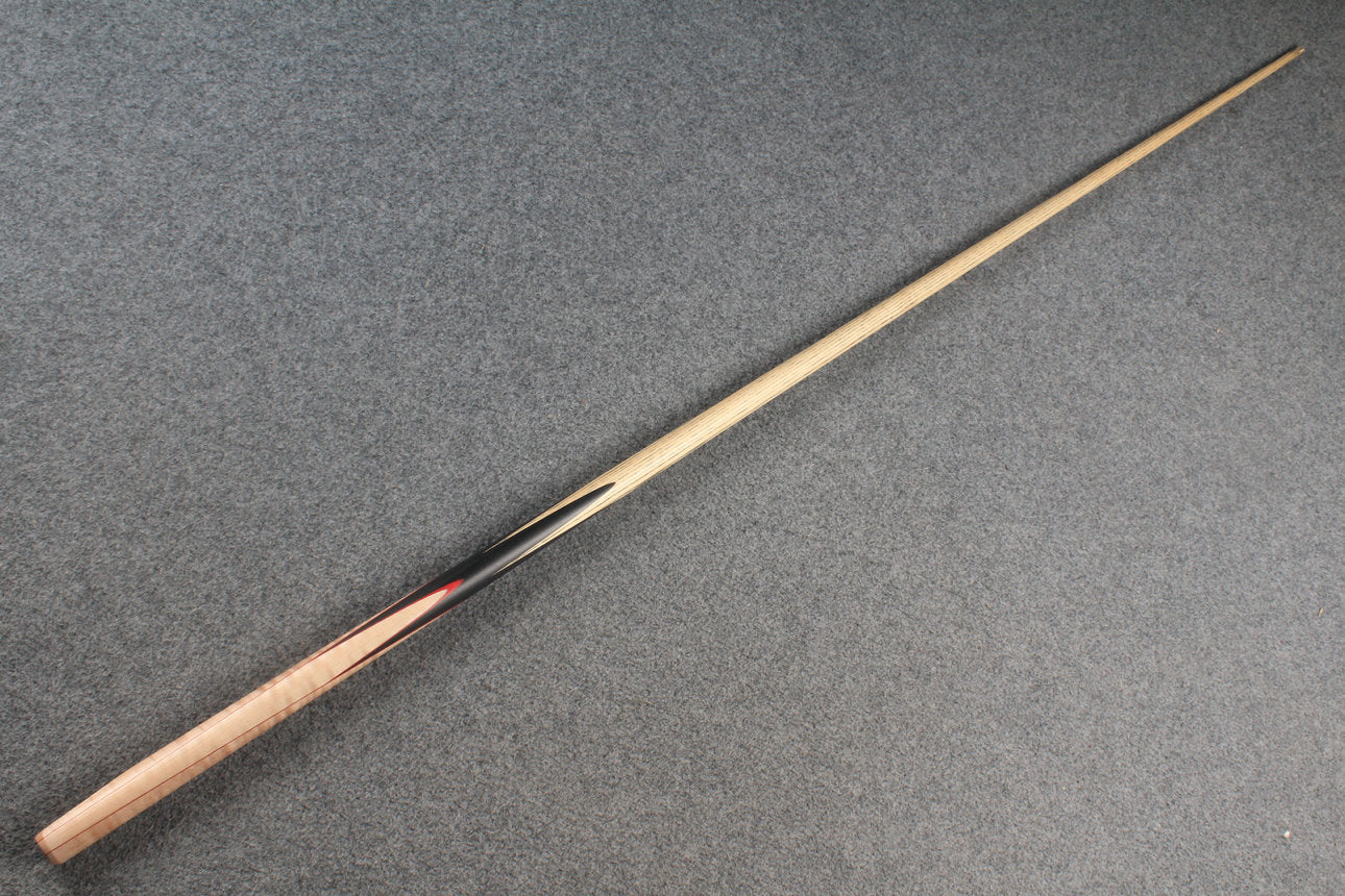 1 piece ash 60" snooker cue curly maple #5899