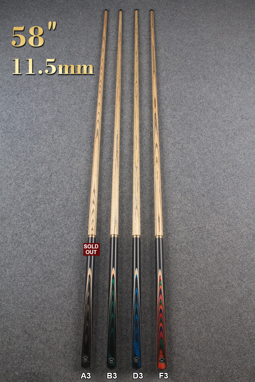 3/4 ASH 57''/58''  BREAK CUE  11 mm/ 11.5mm/ 12mm tip
