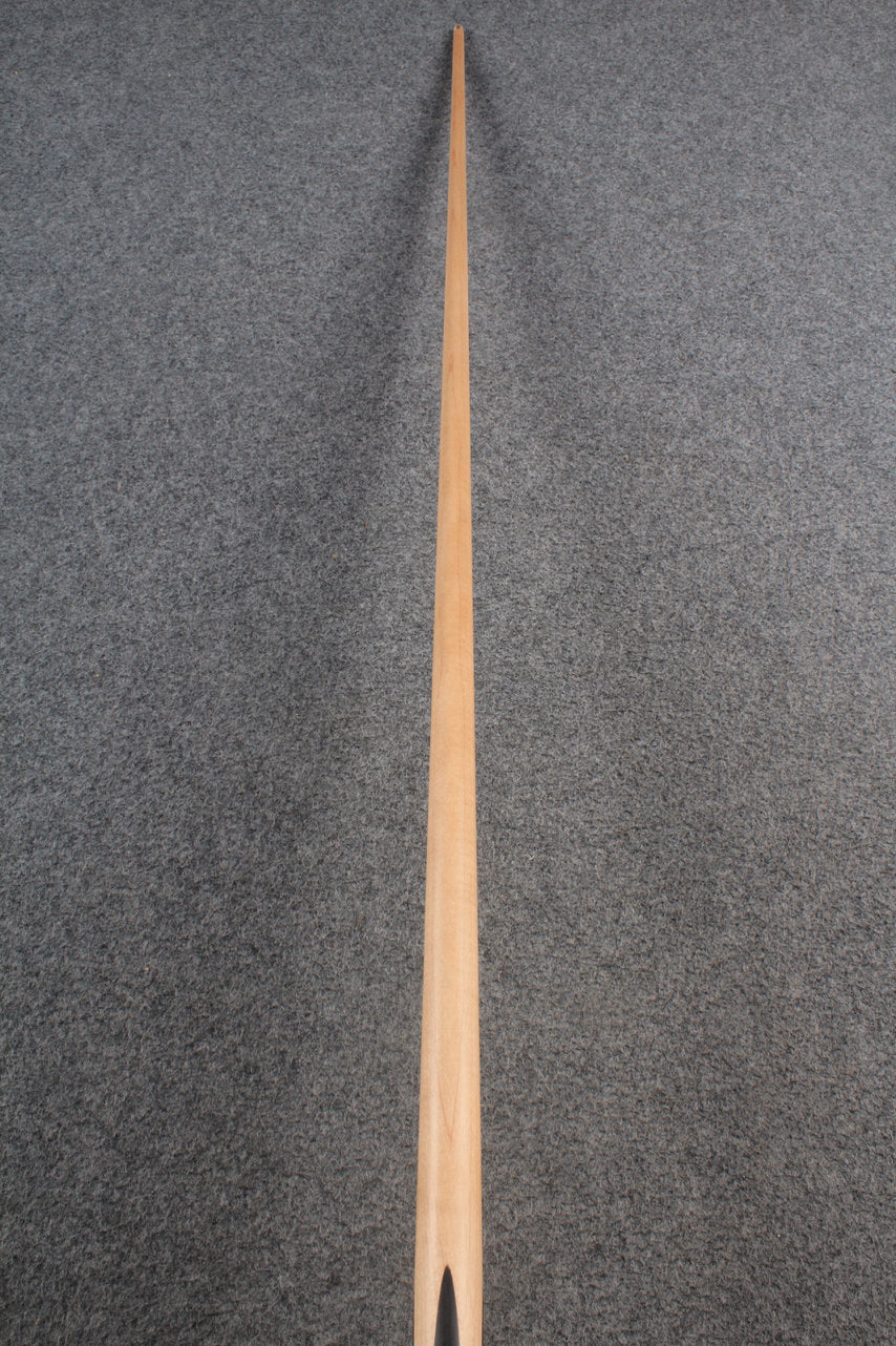 woods 1 piece handmade maple 60" snooker / pool cue  #5902