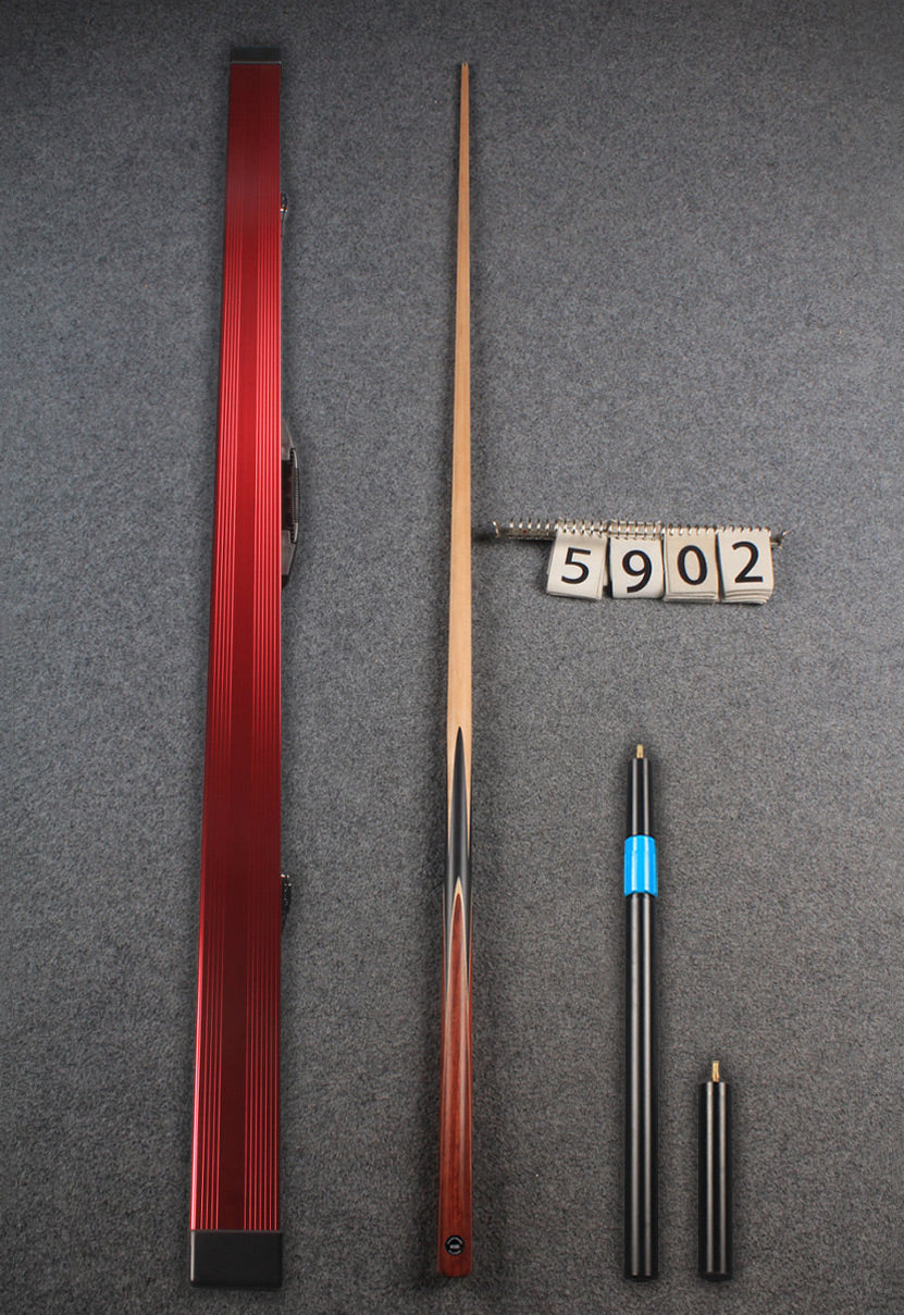 woods 1 piece handmade maple 60" snooker / pool cue  #5902