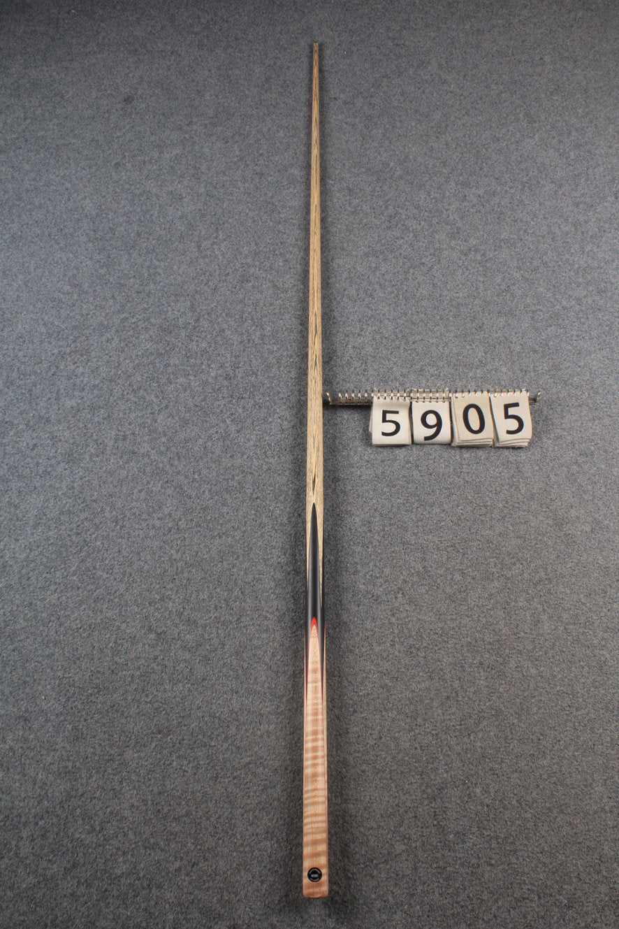woods 1 piece handmade ash 60" snooker / pool cue  #5905