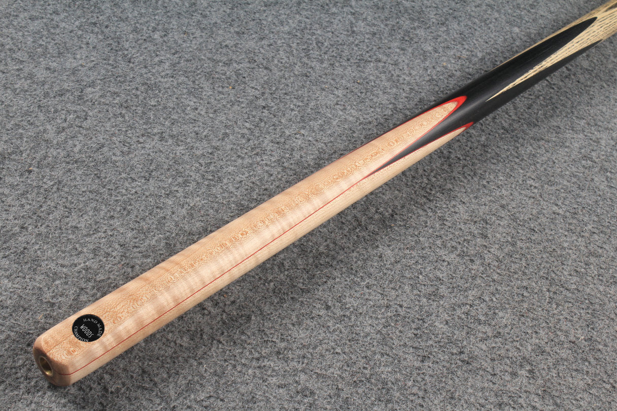 woods 1 piece handmade ash 60" snooker / pool cue  #5905
