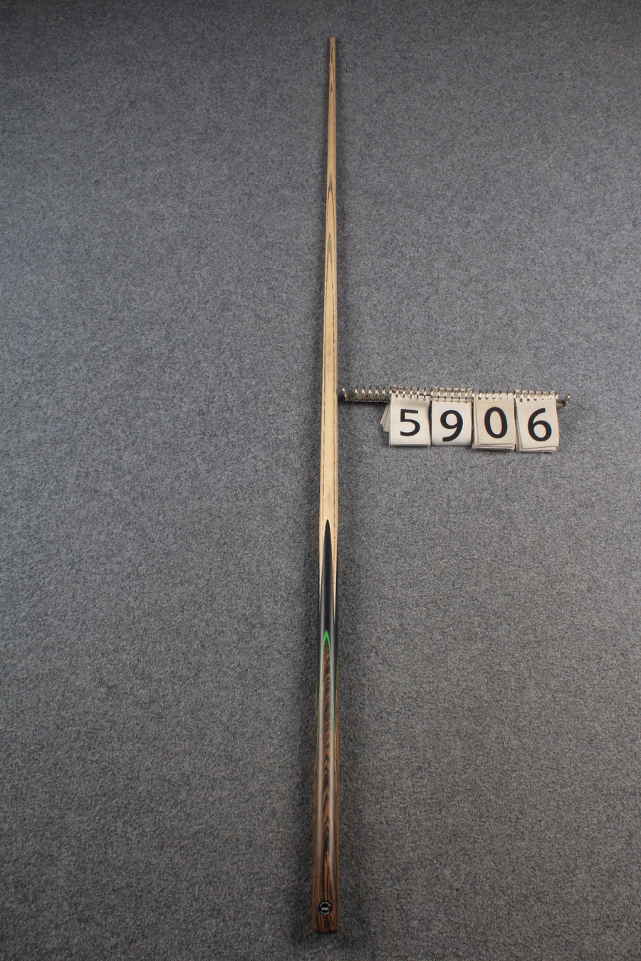 woods 1 piece handmade ash 60" snooker / pool cue  #5906