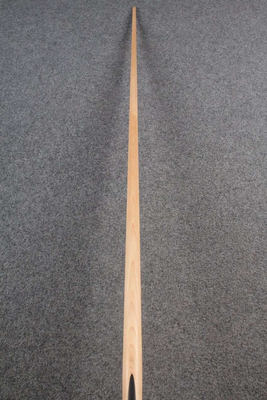 woods 1 piece handmade maple 60" snooker / pool cue  #5919