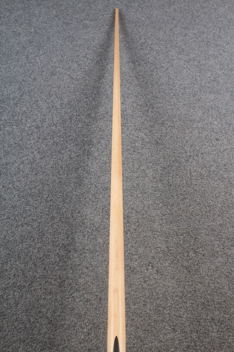 woods 1 piece handmade maple 60" snooker / pool cue  #5921