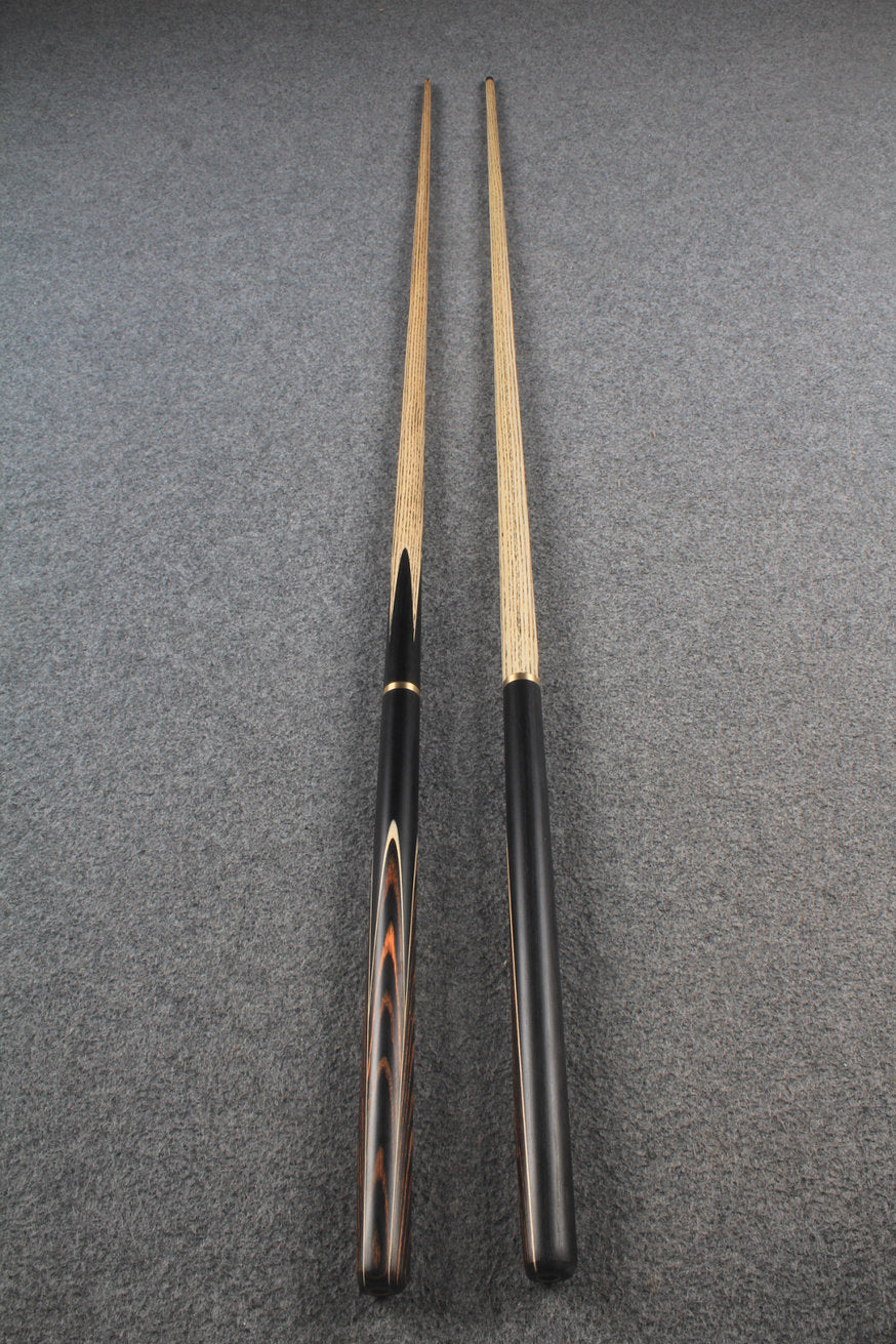 woods 3/4 handmade ASH english 8 ball  pool cue + break cue + case # 5940