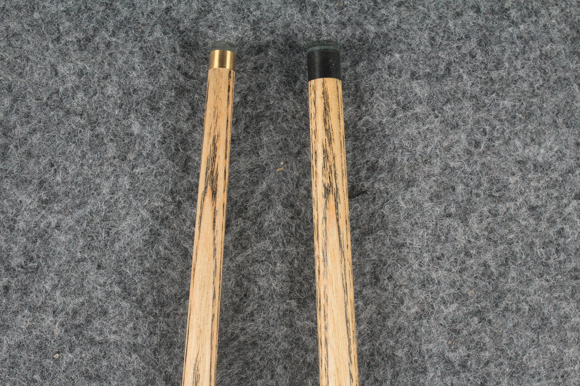 woods 3/4 handmade ASH english 8 ball  pool cue + break cue + case # 5952