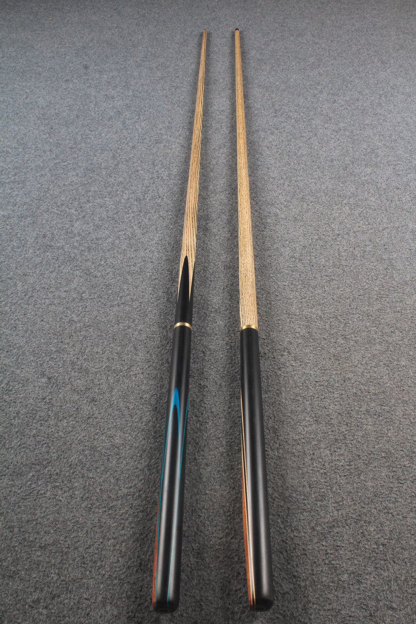 woods 3/4 handmade ASH english 8 ball  pool cue + break cue + case # 5954