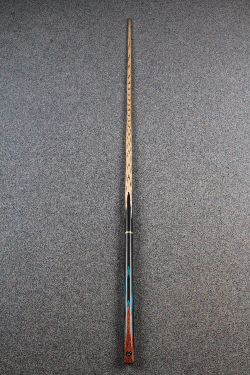 woods 3/4 handmade ASH english 8 ball  pool cue + break cue + case # 5954
