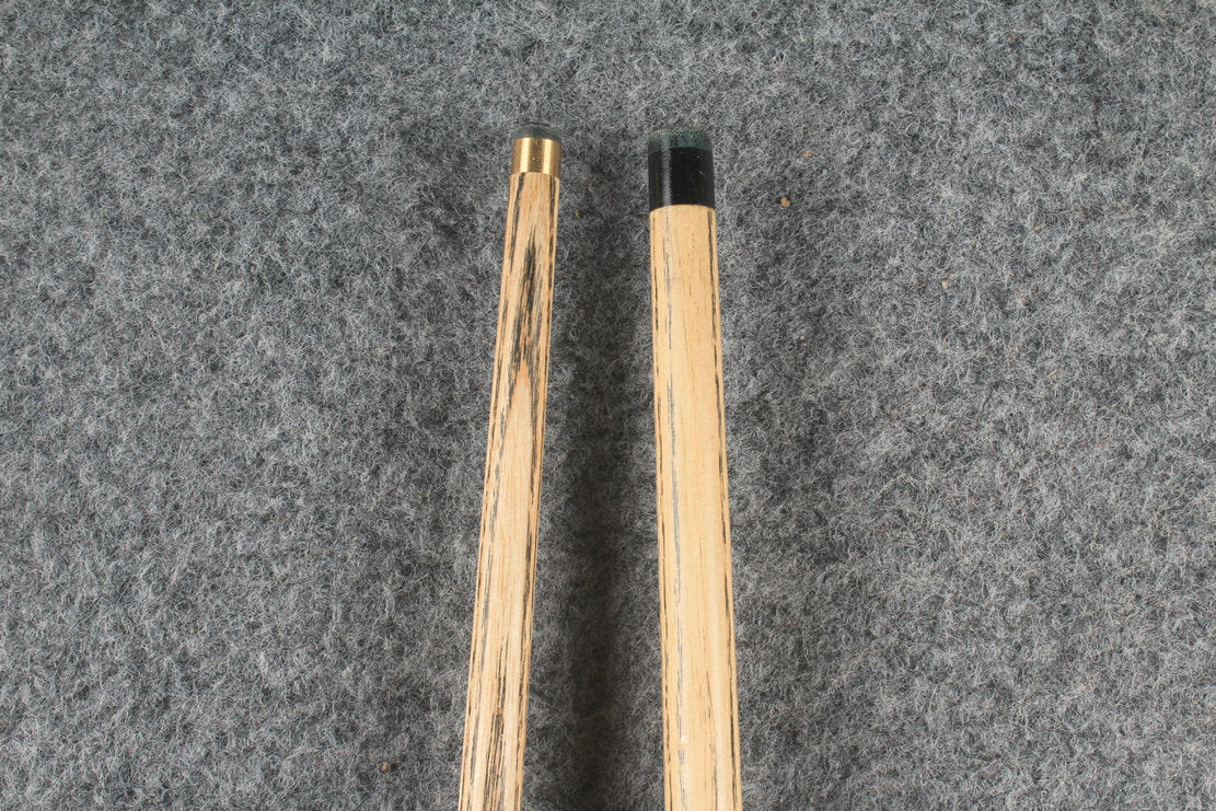 woods 3/4 handmade ASH english 8 ball  pool cue + break cue + case # 5955