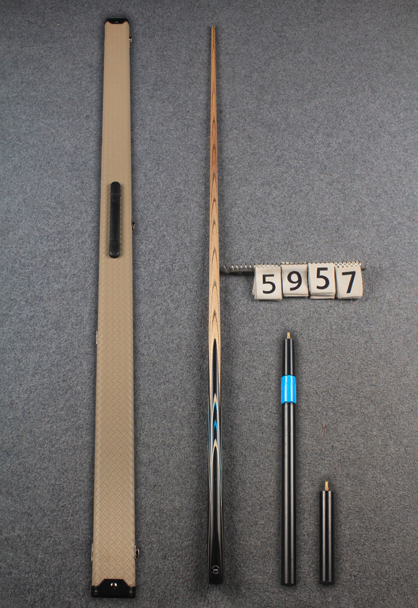 1 piece ash snooker cue # 5957 WOODS CUES