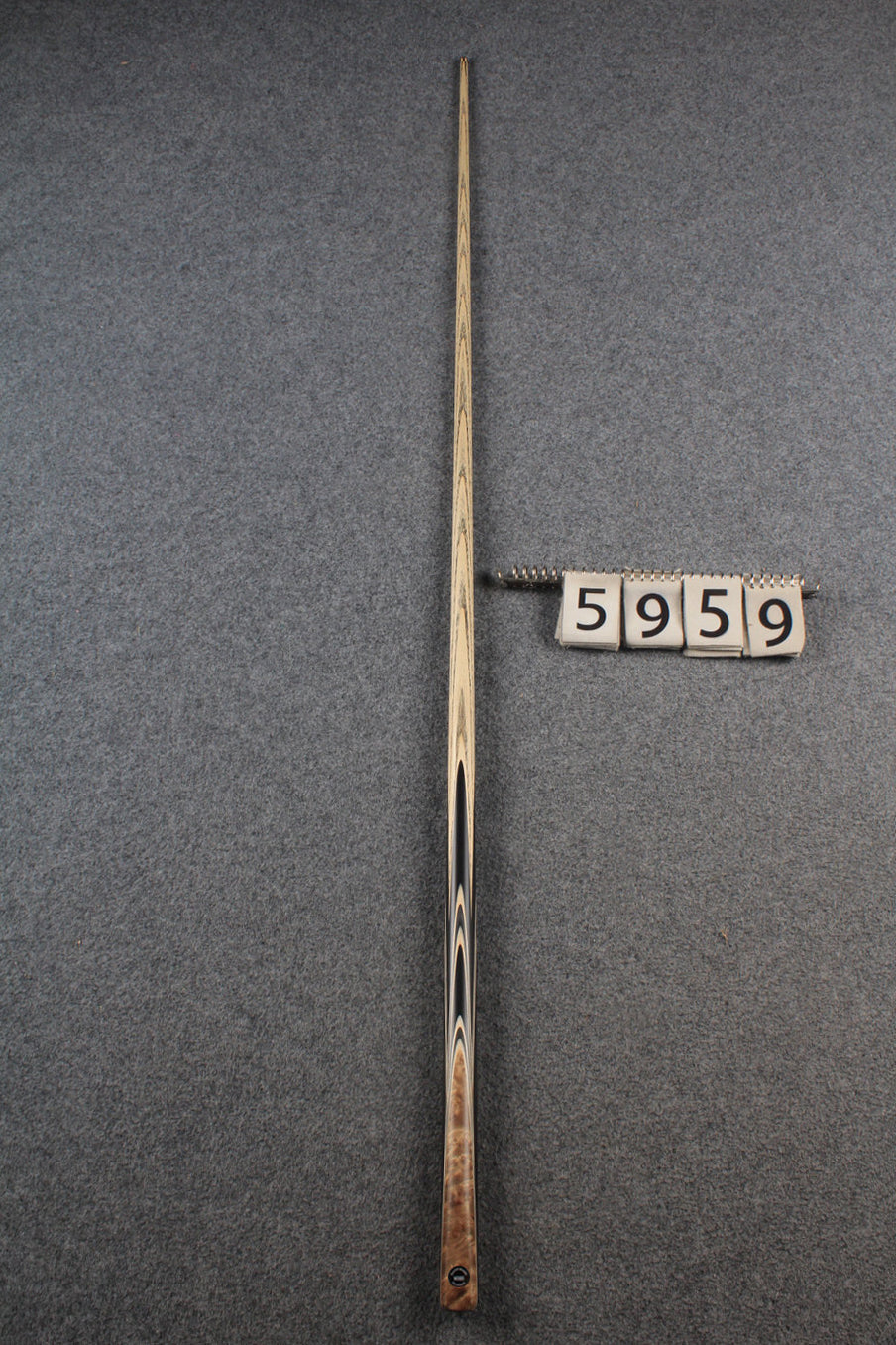 woods 1 piece handmade ash snooker / pool cue # 5959