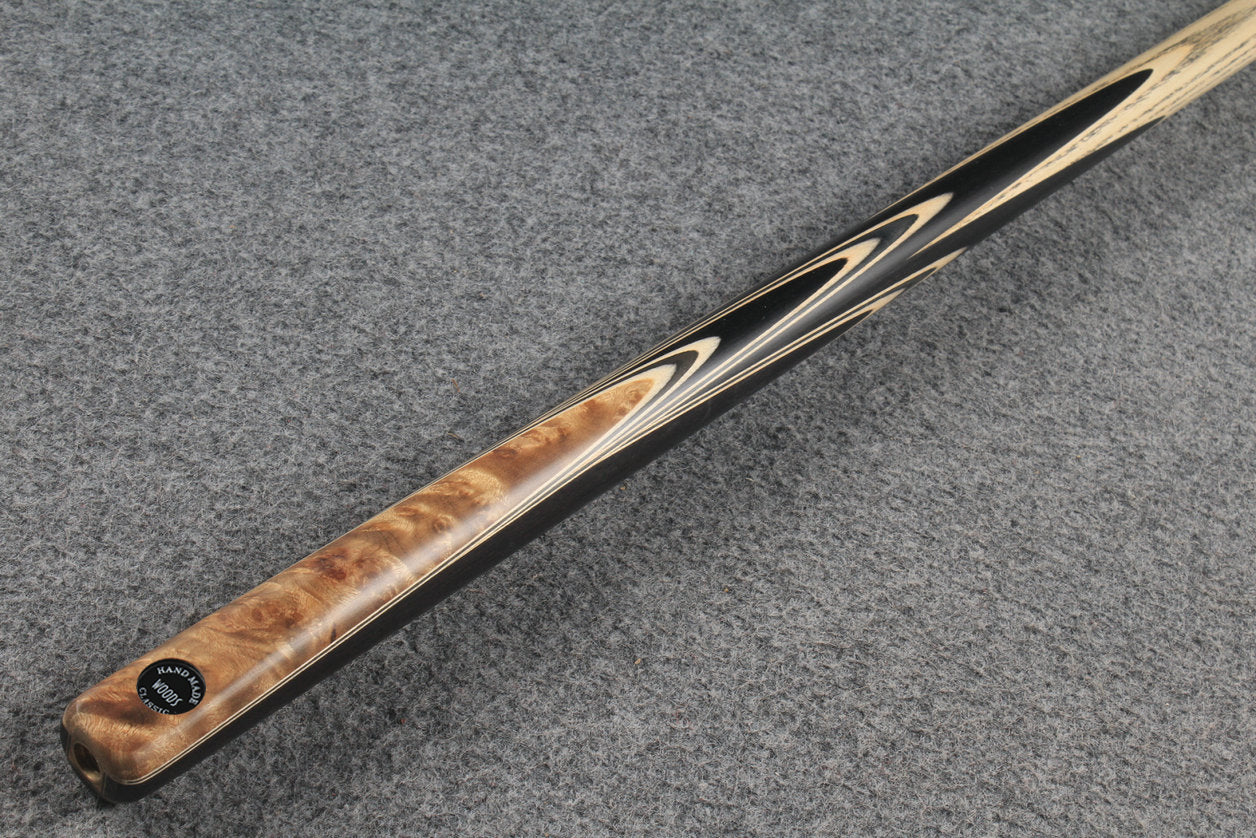 woods 1 piece handmade ash snooker / pool cue # 5959