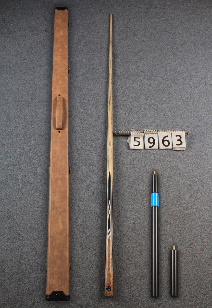1 piece ash snooker cue burr wood # 5963