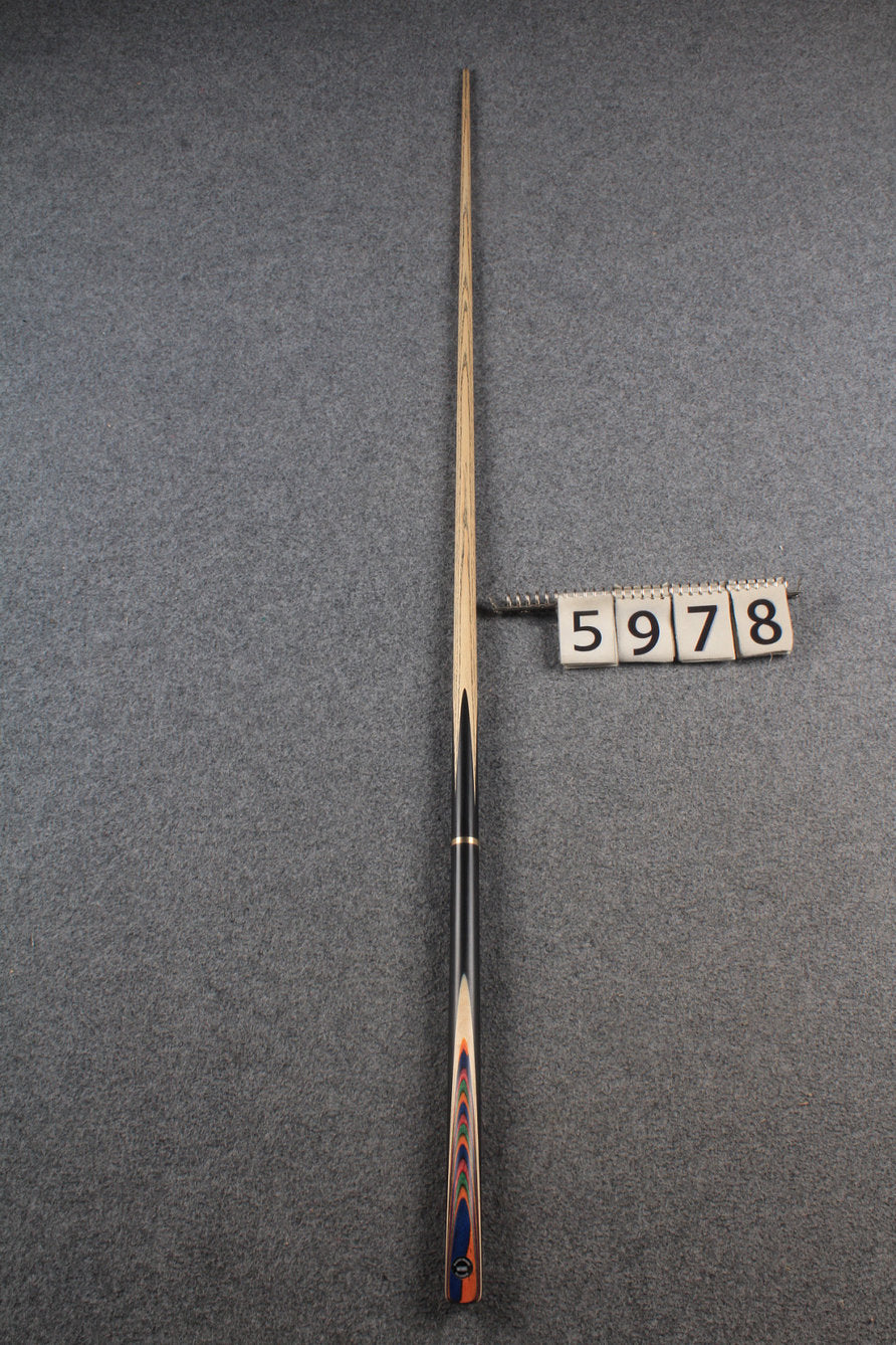woods 3/4 handmade ash 60'' snooker / pool cue # 5978