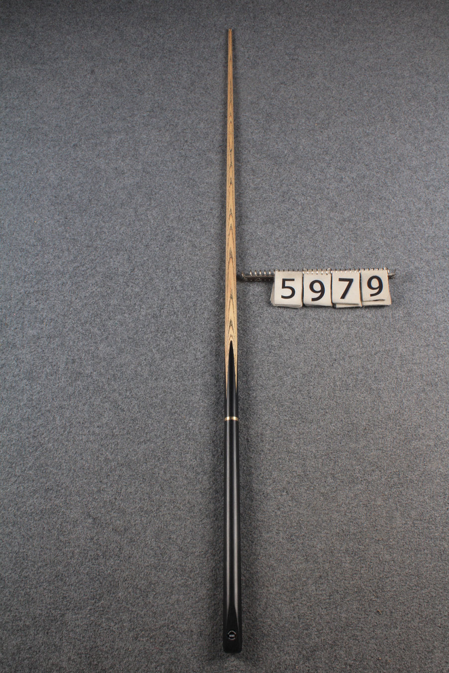 woods 3/4 handmade ash 60'' snooker / pool cue # 5979