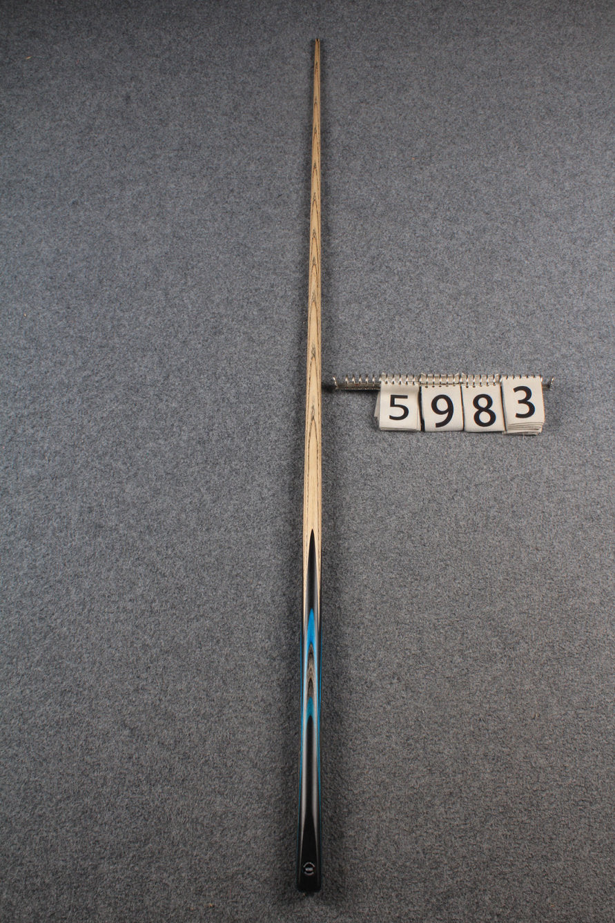 woods 1 piece handmade ash snooker / pool cue # 5983