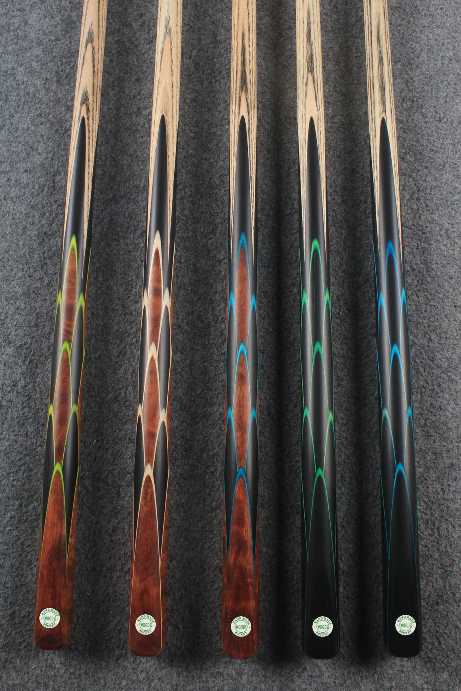 1 piece ash english pool cue rocket series #5985- #5989 WOODS CUES