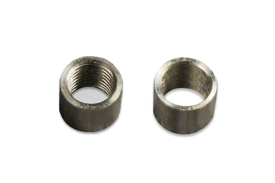 5 x nickel alloy ferrules for snooker or pool cue - screw thread / WITHOUT SCREW THREAD