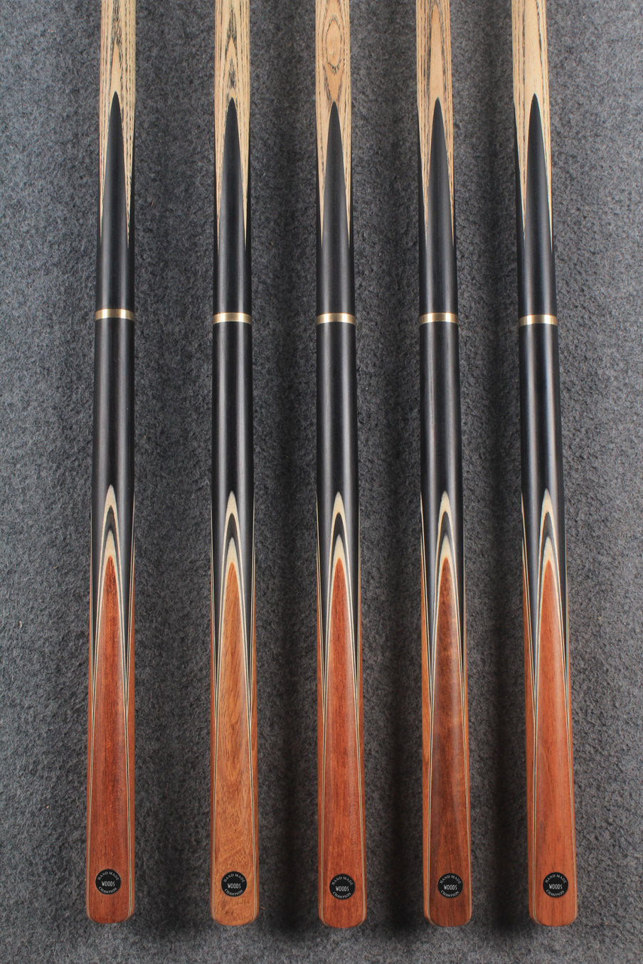 woods 3/4 handmade ash 59'' chinese 8 ball pool cue  #6017 - #6021