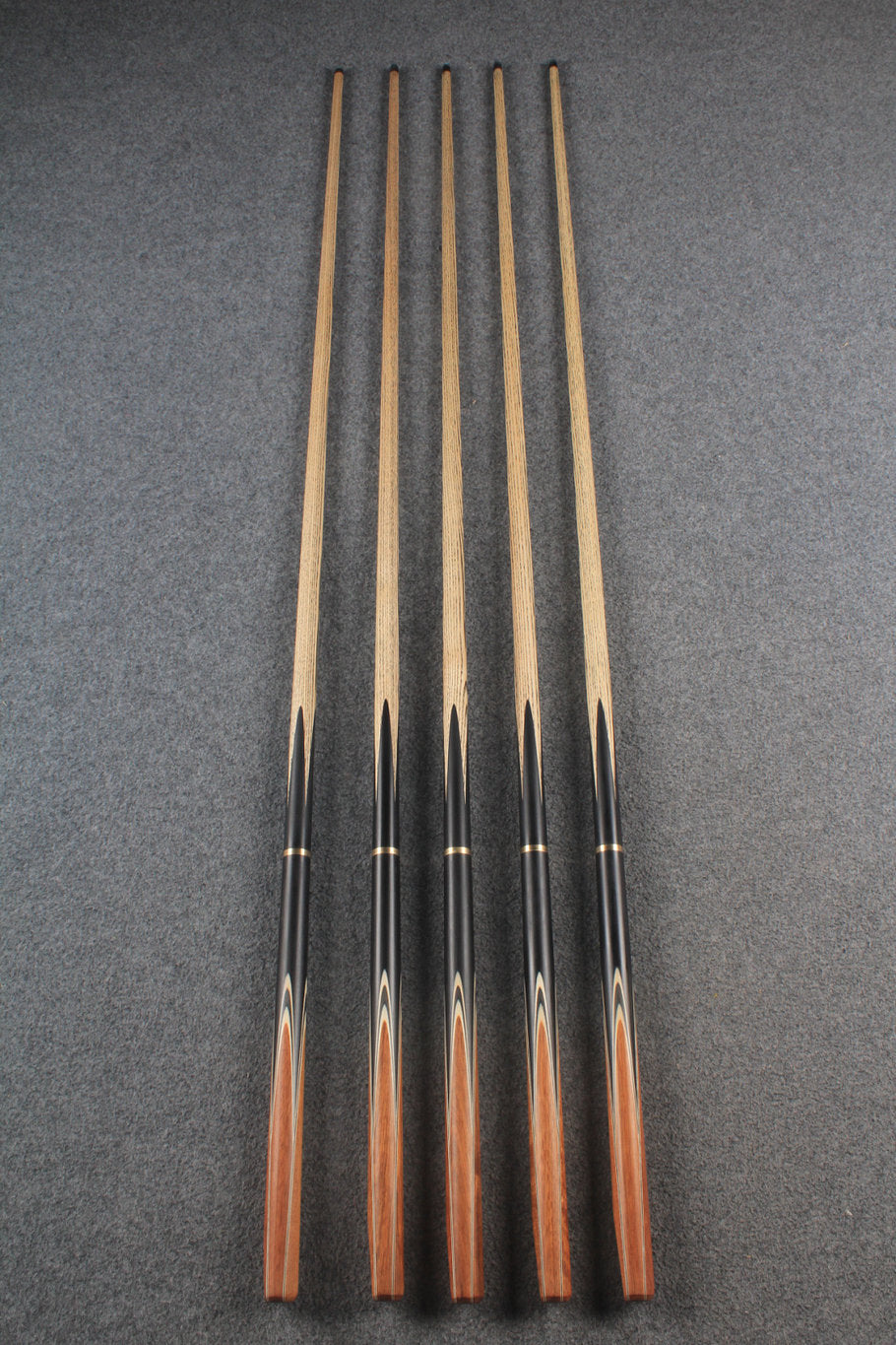 woods 3/4 handmade ash 59'' chinese 8 ball pool cue  #6017 - #6021