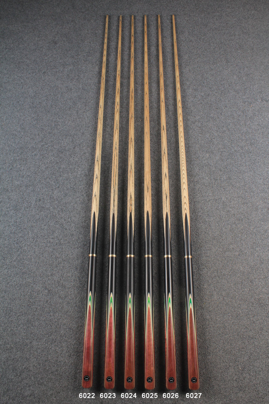 3/4 ash 59''  english pool cue  #6022 - #6027