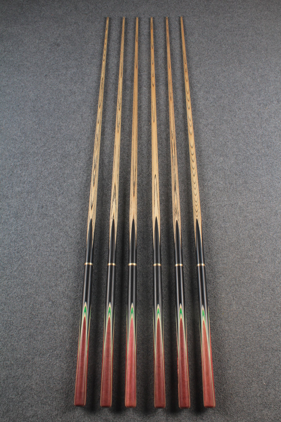 3/4 ash 59'' english pool cue  #6022 - #6027