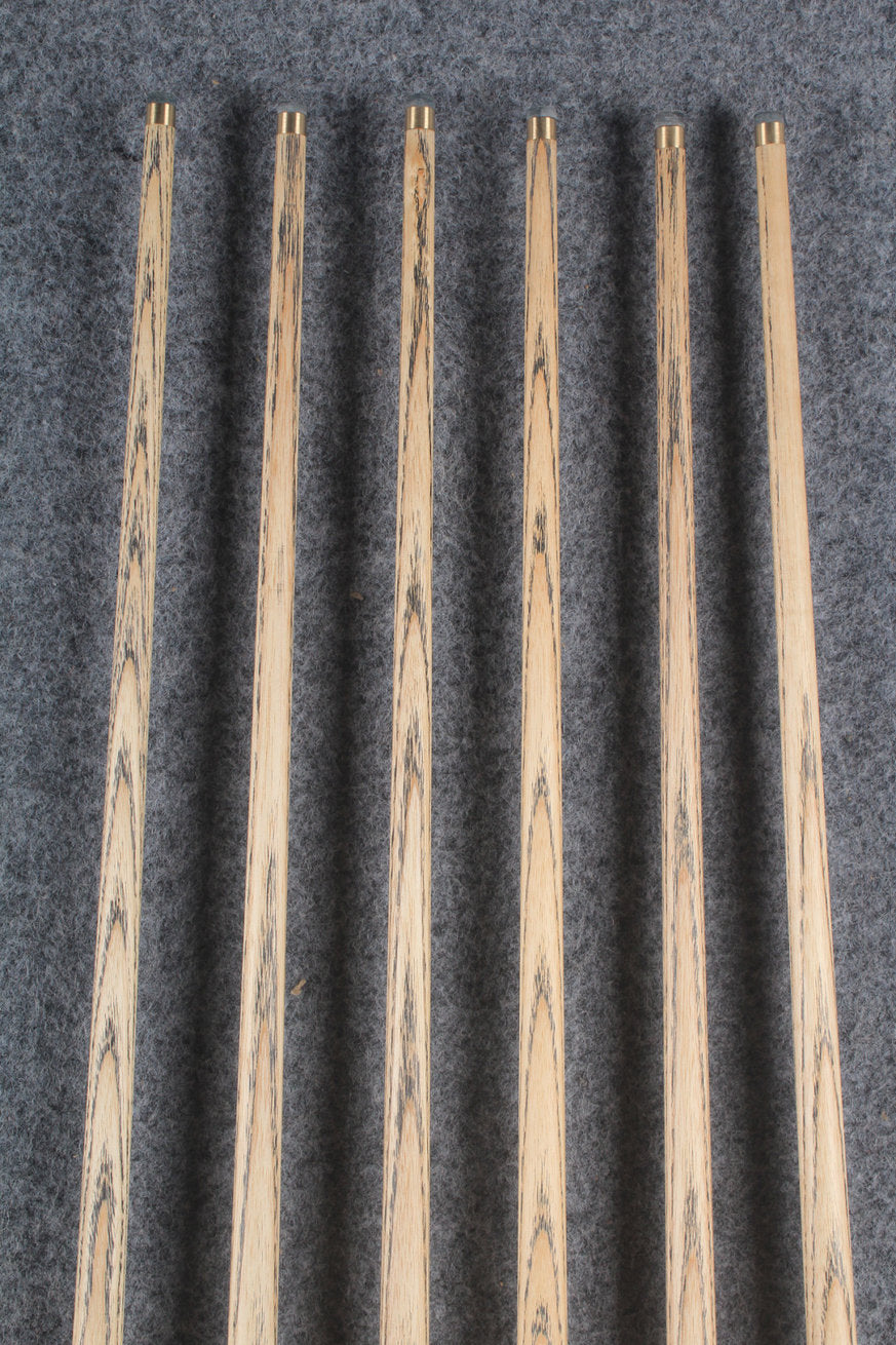 3/4 ash 59'' english pool cue  #6022 - #6027 WOODS CUES