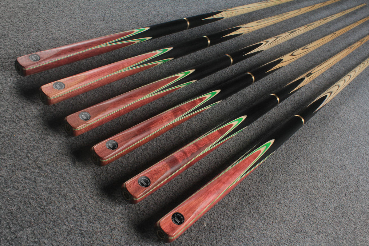3/4 ash 59'' english pool cue  #6028 - #6033 WOODS CUES