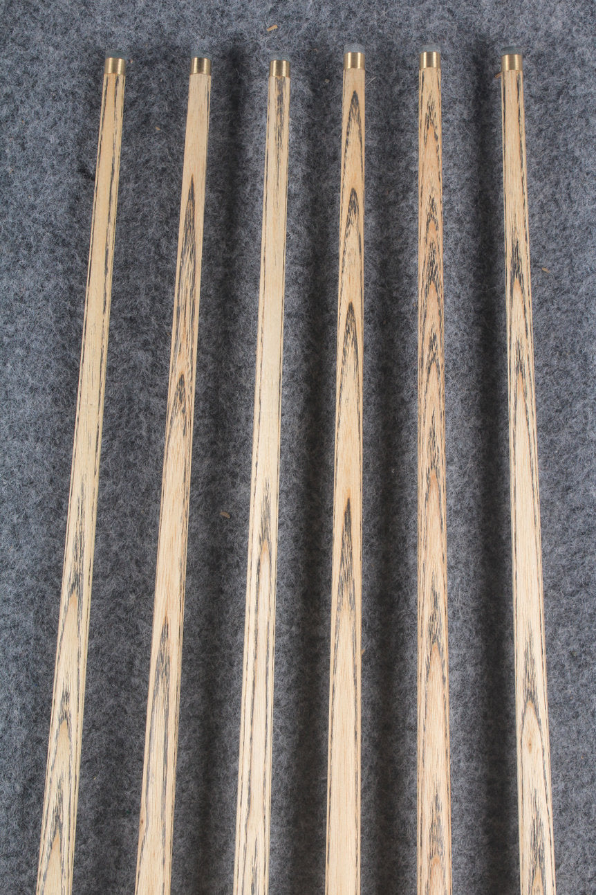 3/4 ash 59'' english pool cue  #6028 - #6033