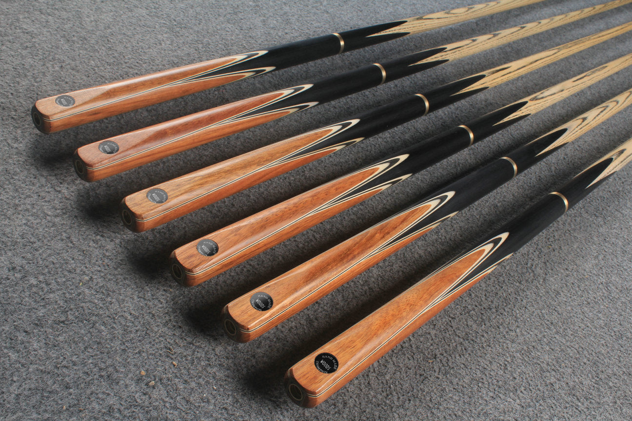woods 3/4 handmade ash 59'' 8 ball pool cue  #6034 - #6039
