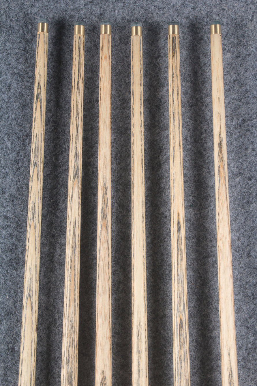 woods 3/4 handmade ash 59'' snooker / pool cue  #6046 - #6051