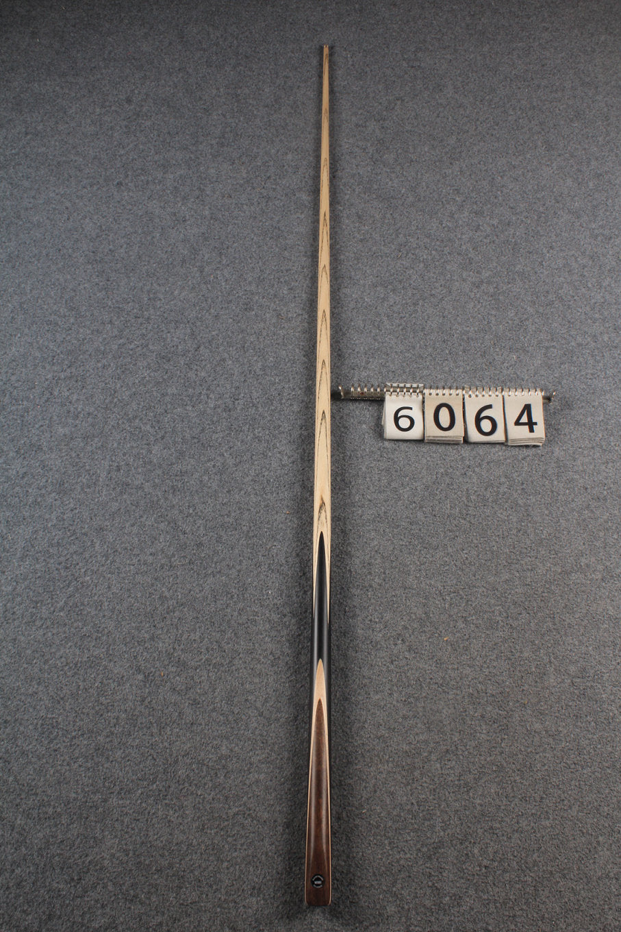 woods 1 piece handmade ash 60" snooker / pool cue  #6064