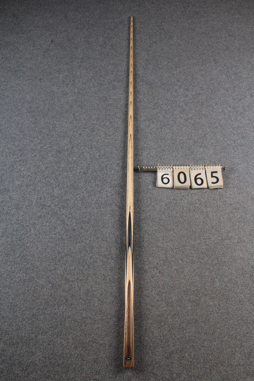 woods 1 piece handmade ash 60" snooker / pool cue  #6065