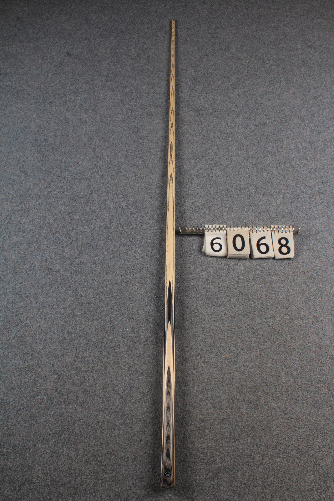 woods 1 piece handmade ash 60" snooker / pool cue  #6068