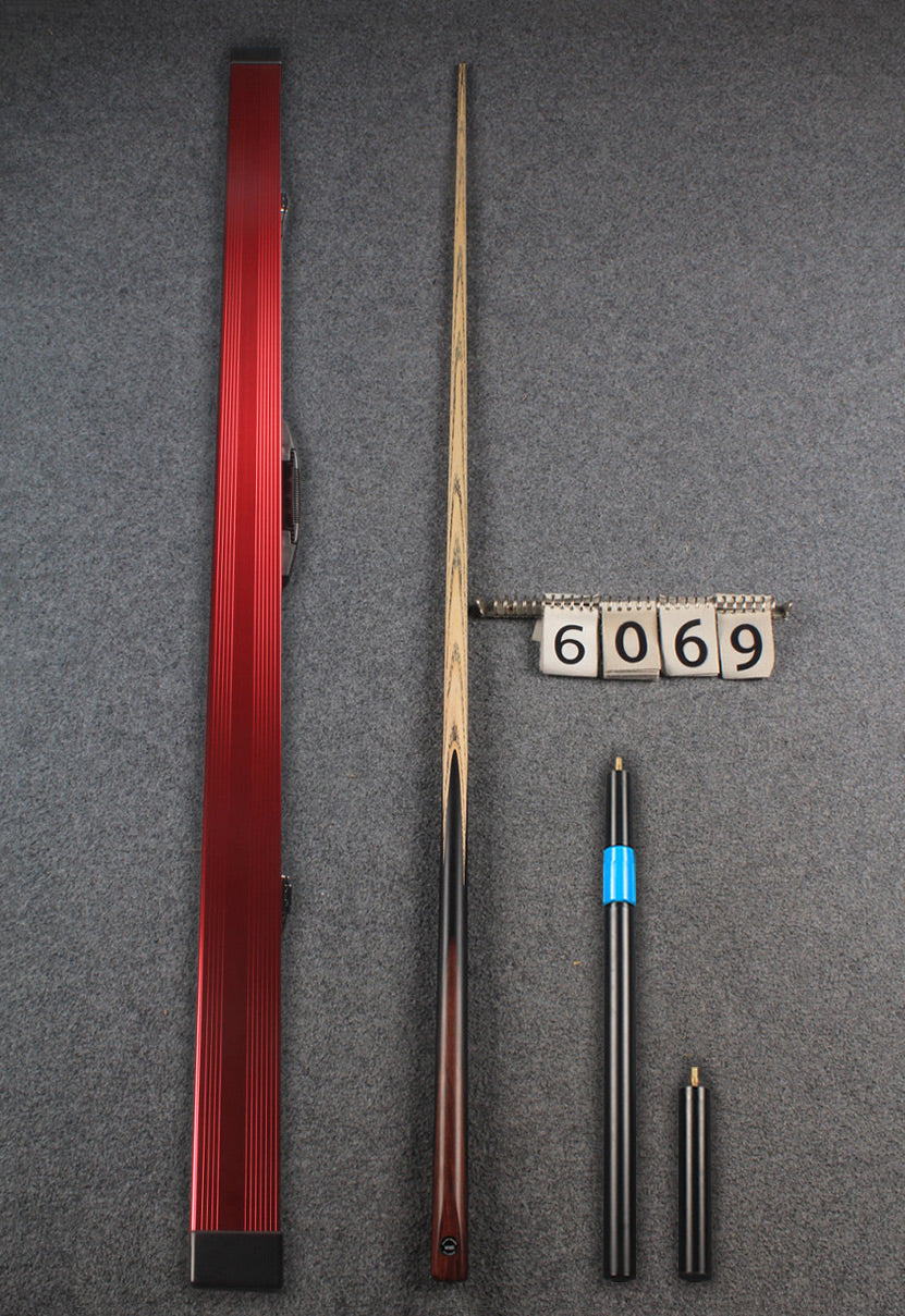 woods 1 piece handmade ash 60&quot; snooker / pool cue  #6069