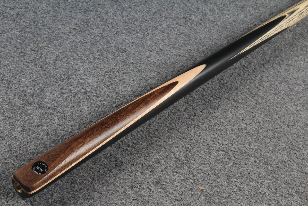 woods 1 piece handmade ash 60" snooker / pool cue  #6070