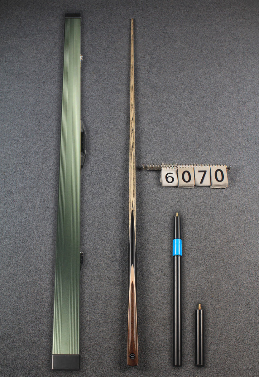 woods 1 piece handmade ash 60&quot; snooker / pool cue  #6070