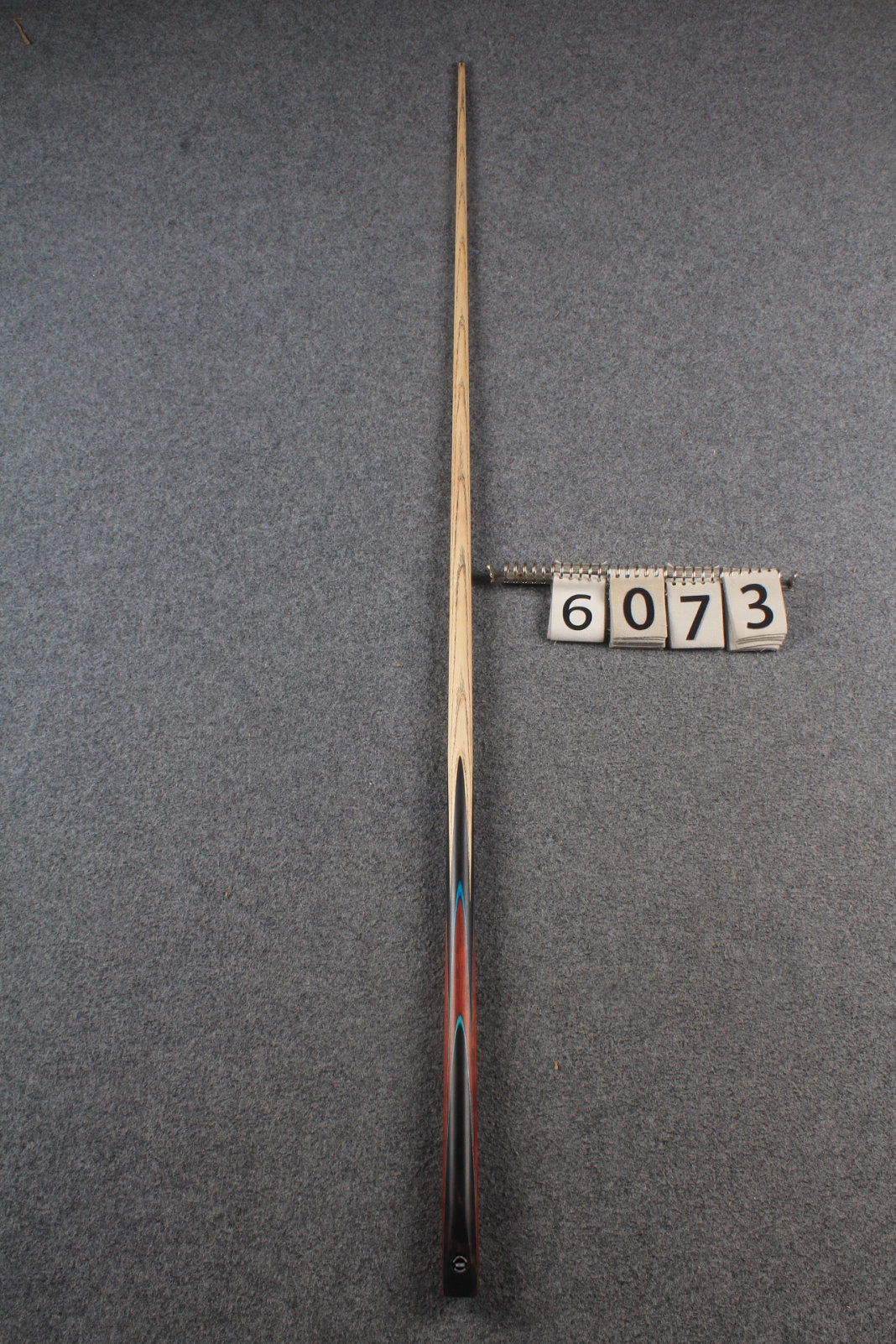 1 piece ash 60" snooker cue  #6073 WOODS CUES
