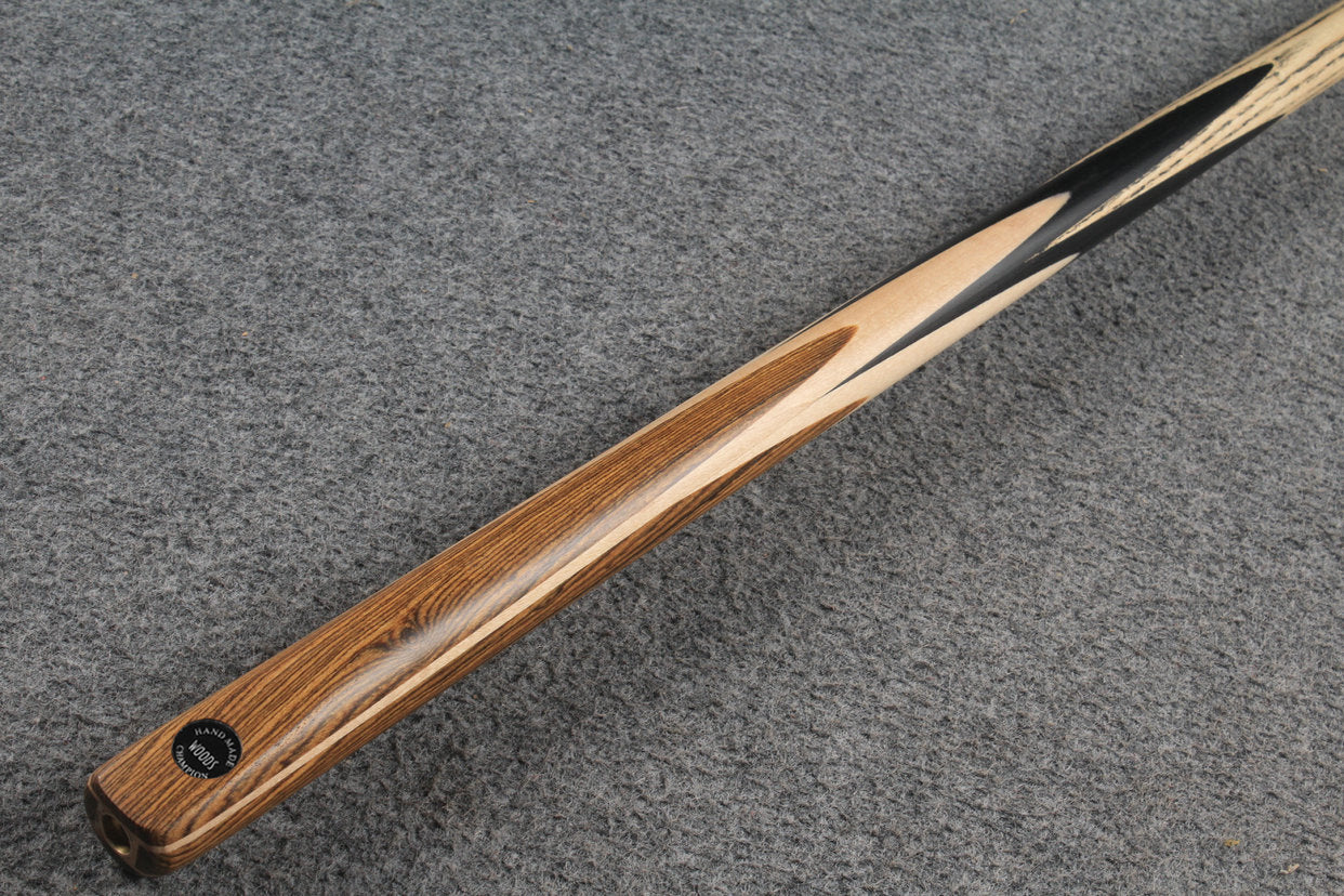 woods 1 piece handmade ash 60" snooker / pool cue  #6079