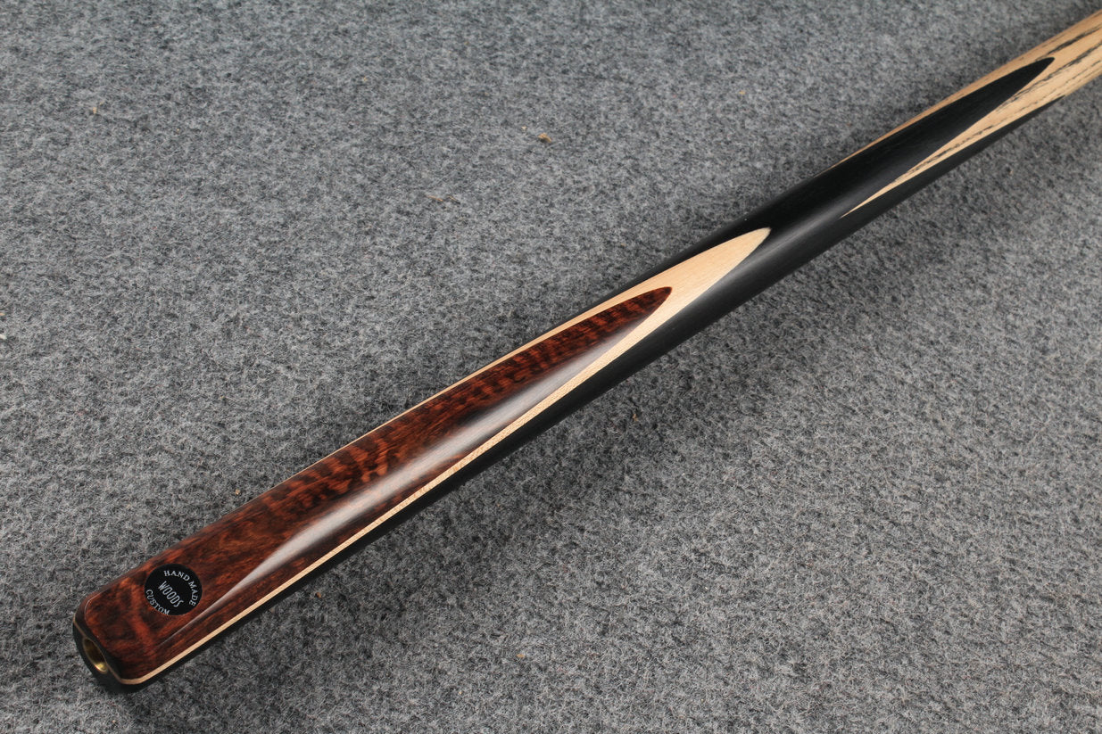 woods 1 piece handmade ash snooker / pool cue # 6082