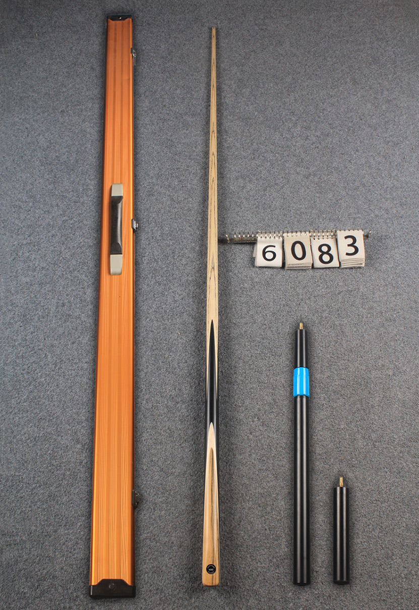1 piece ash snooker cue pale moon wood # 6083