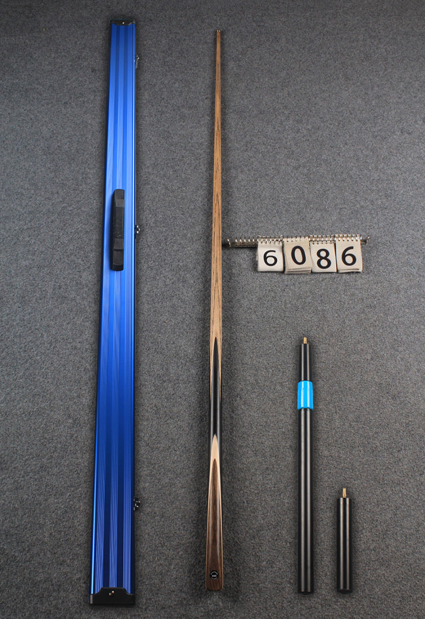 woods 1 piece handmade ash snooker / pool cue # 6086