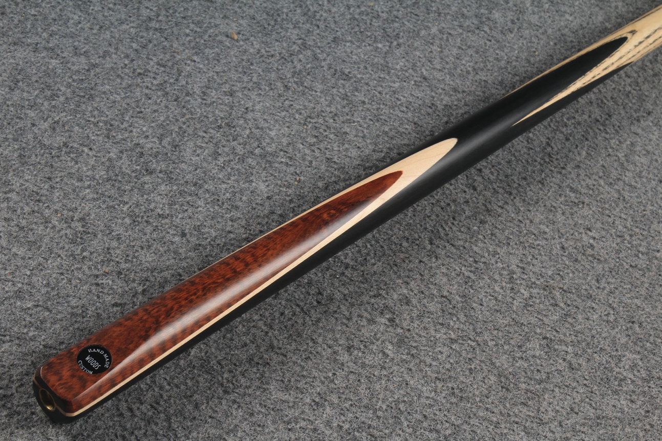 1 piece ash snooker cue snakewood # 6087