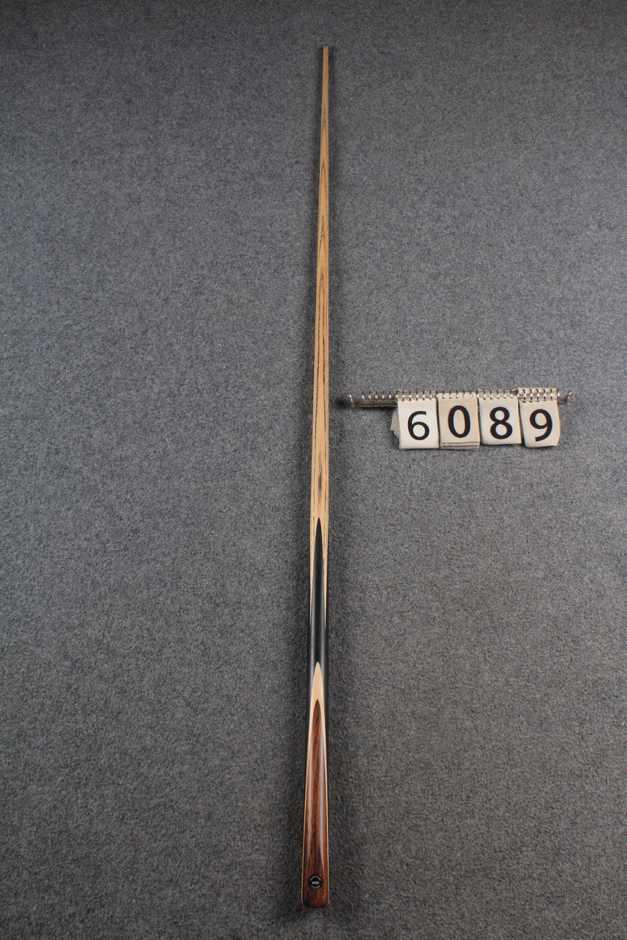 woods 1 piece handmade ash snooker / pool cue # 6089