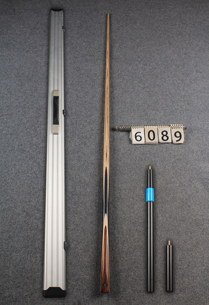 woods 1 piece handmade ash snooker / pool cue # 6089